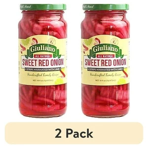 Giuliano Sweet Red Onion Strips Marinated with Lime, 16oz (2 pack) - Picture 1 of 4