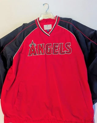 Pullover cortavientos LA Angels MLB mercancía genuina XL cremallera lateral, bolsillos... Foto 1 de 4