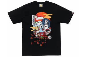 Camiseta A BATHING APE BAPE Japan Culture Ape Head Negra Auténtica Nueva Talla L - Imagen 1 de 12