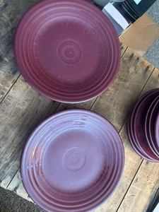 Fiesta Zinnober Mittagessen Teller - NICHT MEHR PRODUZIERT - 4er Set - Bild 1 von 2
