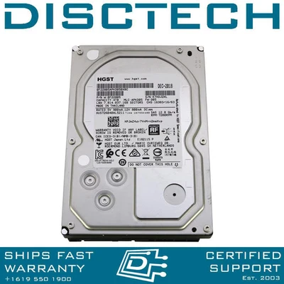 Hitachi Ultrastar 7K6000 0F22805/HUS726040AL5211 4TB 512e Enterprise SED SAS HDD - Image 1 of 3