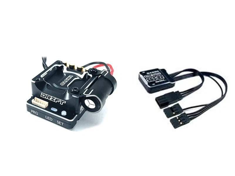 SANWA SV-D2 ESC & SGS-02 Giroscopio para Drift RC Coche Combo Set Foto 1 de 1