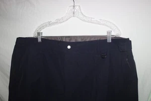 Lands' End Mens XXL Blue Nylon Zip Pocket Pants Hook and Loop Waist Adjusters - Picture 1 of 9