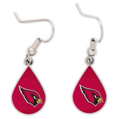 Arizona Cardinals Tear Drop Earrings Cover