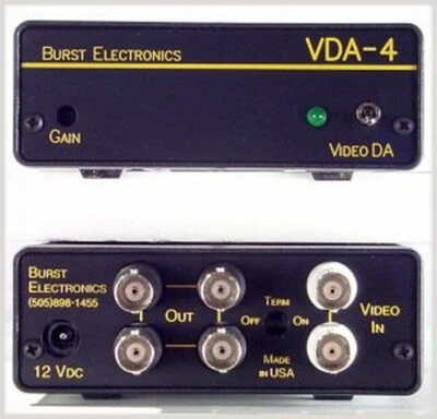 Burst Electronics VDA-4  1x4 Video Distribution Amplifier - Image 1 of 2