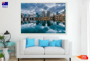 (Laminated) Darling Harbour Bay In Sydney, Australia 91x61cm - Picture 1 of 6