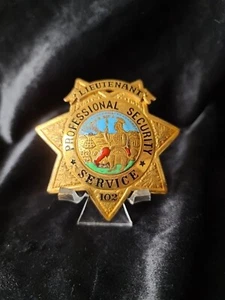 Original US Badge "Lieutenant" mit Hallmark "The Ed Jones Co. Oakland.Cal." - Bild 1 von 11