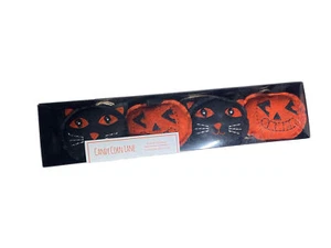 Halloween Black Cats & Pumpkins Garland 6 Ft - Candy Corn Lane - New - Picture 1 of 2