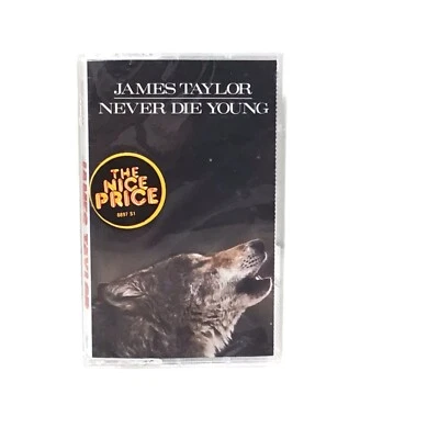 James Taylor - Never Die Young 1988 (Audio Cassette) Columbia- Brand new sealed - Image 1 of 4