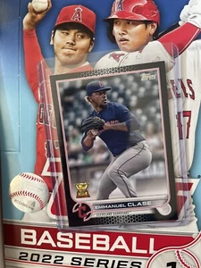Emmanuel Clase 2022 Series 1 #190 Rookie Cup Black Parallel SP /71 Guardians - Bild 1 von 2