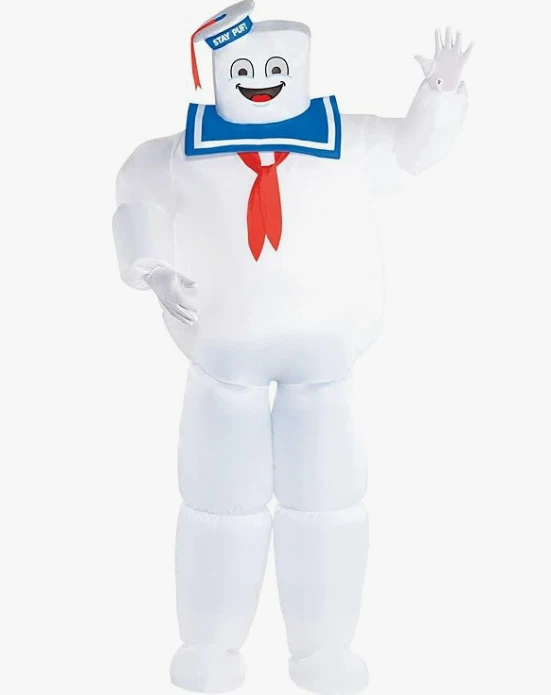 Amscan Ghostbusters Stay Puft Inflatable Adult Mens Halloween Costume 8403721