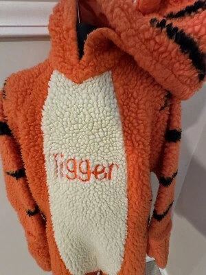 DISNEY STORE TIGGER PELUCHE INFANTIL HALLOWEEN DISFRAZ 4-6 T CREMALLERA COMPLETA Foto 1 de 4