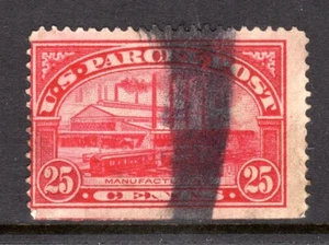 United States Scott #Q 9 Fine Used 1913 25 Cent Steel Plant South Chicago - Picture 1 of 1