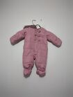Neuf avec étiquettes FoxGlove First Impressions rose zippée upSuit bébé fille 3-6 mois