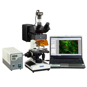 OMAX 40X-2500X 1.3MP Digital EPI-Fluorescence Trinocular Biological Microscope - Picture 1 of 7