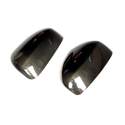 Carbon Fiber Side Mirror Caps For Infiniti FX35 FX37 EX25 EX35 EX37 QX50 QX60 70 - Image 1 of 3