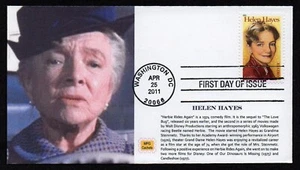 USA, SCOTT # 4525, MPG FDC COVER OF FILM ACTRESS HELEN HAYES, YEAR 2011 - Picture 1 of 1