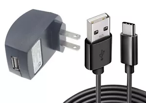 Home Charger 6ft Long USB-C Cable Wall Power Adapter Type-C Wire for SmartPhones - Picture 1 of 5