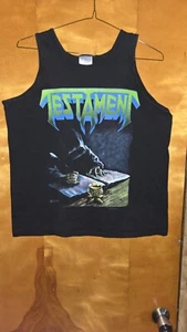 **TESTAMENT-One Man's Fate/Souls of Black Vintage Tank Top 1990 Brockum Large** - Bild 1 von 10