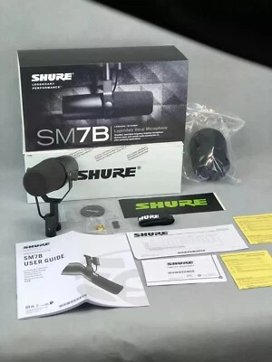 Shure SM7B Cardioid Dynamic Vocal Studio Recording Microphone UK