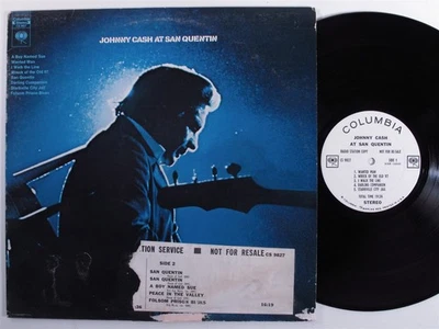 JOHNNY CASH At San Quentin COLUMBIA LP VG+ 2-eye wlp x - Image 1 of 2