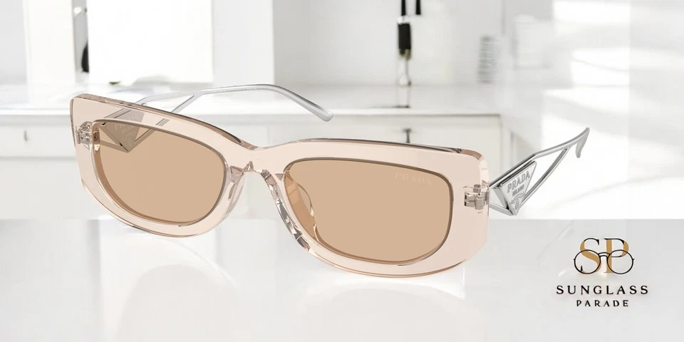 Gafas de sol para mujer PRADA PR 14YS 19M4I2 cristal beige marrón claro 53 mm Foto 1 de 2
