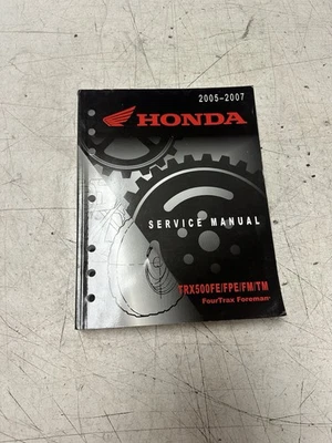 Libro manual de servicio de fábrica Honda 2005-2007 TRX500 FE/FPE/FM/TM Foreman Foto 1 de 2