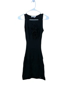 Lacoste Malandrino Women’s Black Mesh Detailed Dress Small Beach EUC - Picture 1 of 5