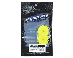 Plato de rueda de peligro JConcepts (amarillo) (4) (TEN-SCTE) JCO3352YD A2 - Imagen 1 de 1
