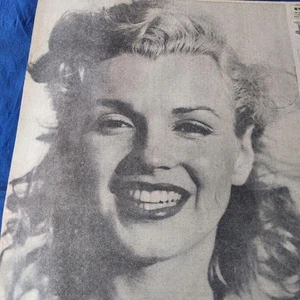 Marilyn Monroe Newspapser Ad 1973 Japan Economic Newspapser Vintage - Bild 1 von 3