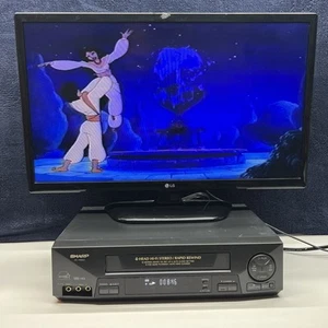 Vintage Sharp VC-H993U Stereo 4-Head S-VHS VCR Tape Player Recorder - Tested - Picture 1 of 7