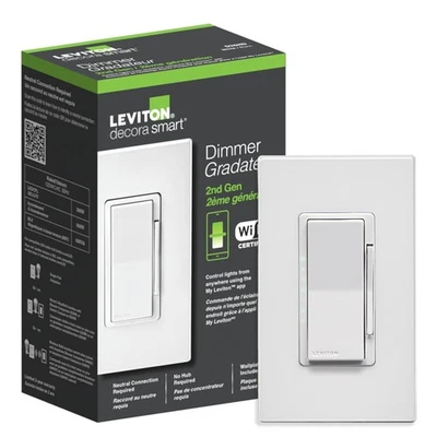 Decora Smart Dimmer Switch, Wi-Fi 2nd Gen, Neutral Wire Required, Works with ... - Image 1 of 4