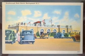 Scarborough State Beach, Narragansett, RI - 1940, raue Kanten - Bild 1 von 4