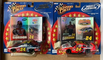 Jeff Gordon 2001 Winners Circle Dupont Nascar Doble Platino 2 Lote/Nuevo, Precintado. Foto 1 de 4