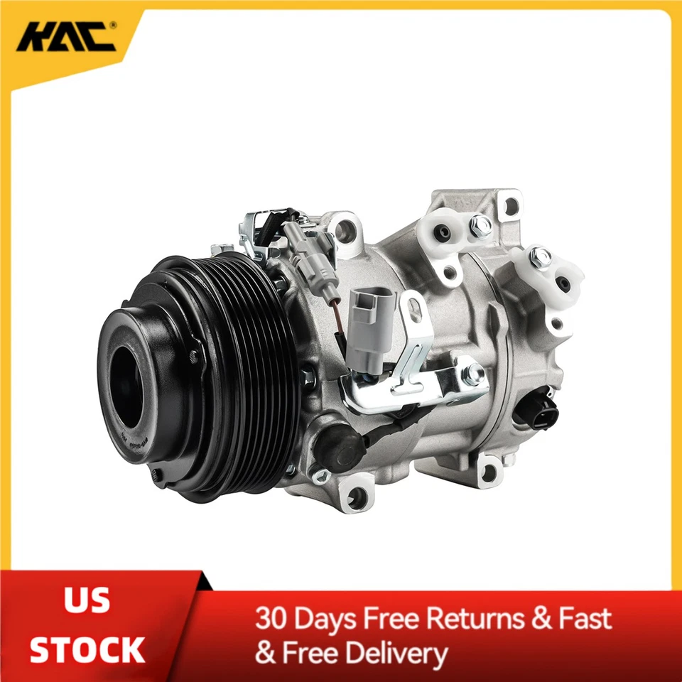Fit For 2007 2008 2009 2010 2011 2012 Toyota Avalon Reman AC A/C Compressor - Image 1 of 4