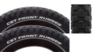 Pack of 2 Cst Premium Front Runner 20x3.3 Wire TPI Bk/Blk - Picture 1 of 2