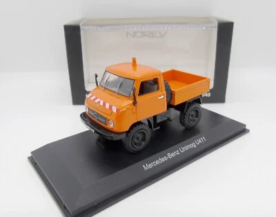 GC2738 NOREV / MERCEDES BENZ UNIMOG U411 DDE ORANGE 1/43 - Photo 1/4