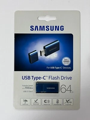New Samsung 64GB USB 3.0 Type-C Flash Drive MUF-64DA1/WW - Image 1 of 3