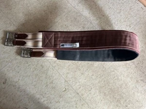 Nylon inglese Kincade marrone con estremità elastiche * fibbie a rullo 50" * ottime condizioni - Foto 1 di 3