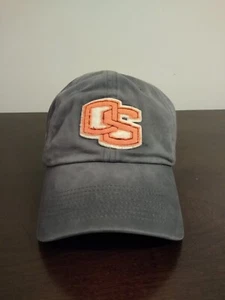 Oregon State Beavers Nike Hat Cap Men's Gray Orange Adjustable Leather Strap - Picture 1 of 10