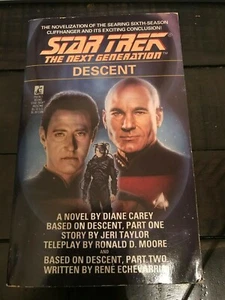 Star Trek The Next Generation: Descent by Diane L. Carey (1993, Paperback) - Picture 1 of 1