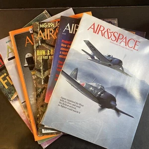 AIR & SPACE Magazine. (Lot 6) Smithsonian 1990-2001 Aviation Science Mags - Picture 1 of 14