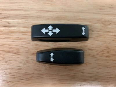 Juego de 2 piezas de cubierta de interruptor de botón de ajuste de control de asiento Volvo OEM 30710598 Foto 1 de 2