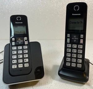 PANASONIC KX-TGC350 Cordless Phone System with 2 Handsets, Base & Chargers - Picture 1 of 13