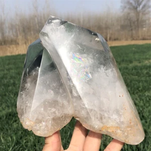 4.46LB Natural Ghost Obelisk Quartz Crystal Phantom Double Point Tower XA5733 - Picture 1 of 24