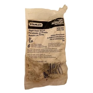 Stanley National Hardware starre Türstopper 3 Zoll Antik Messing SPB1453 N830-135 - Bild 1 von 6