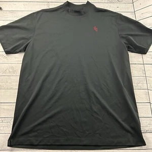 Nike Golf Mock Neck Short Sleeve Oklahoma Sooners Shirt Men's 3XL Black - Picture 1 of 5