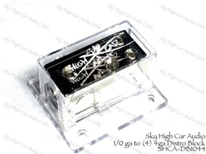 1/0 ga input (4) 4 ga Output Distribution Block Car Audio Distro SHCA-DB-1044 - Picture 1 of 5