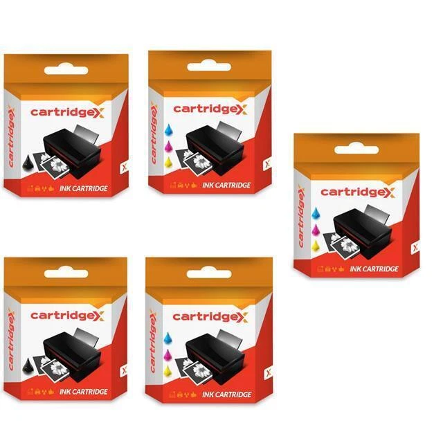 6 Compatible Ink Cartridges ABK10 & ACLR10 Set for Advent A10 AW10 AWP10 Printer - Image 1 of 1