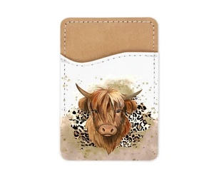 Highland Cow Handy Geldbörse Kreditkartenetui - Bild 1 von 4